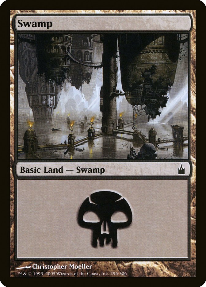 Swamp (296) [Ravnica: City of Guilds] | Clutch Gaming
