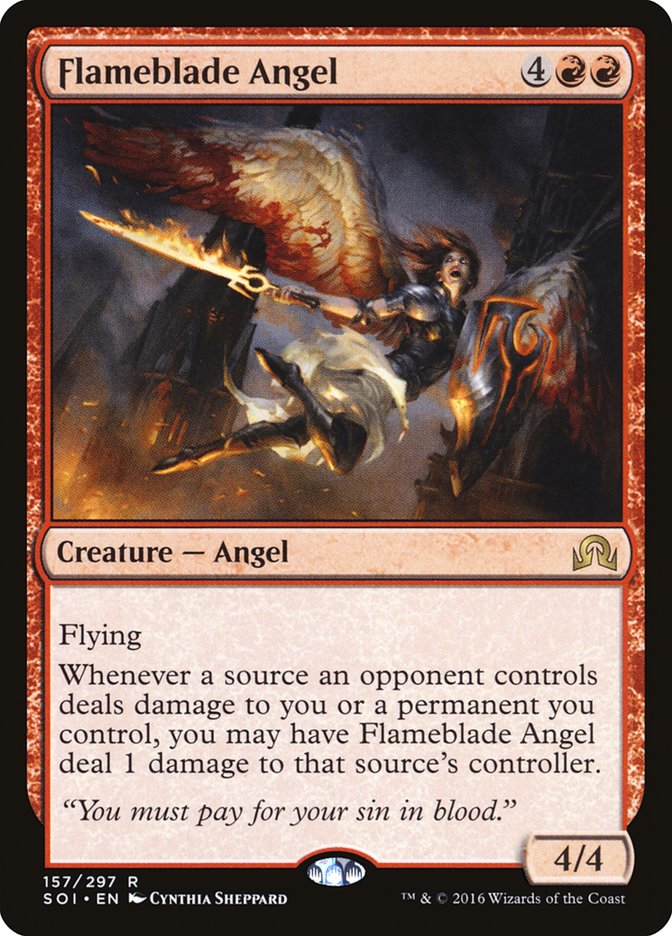 Flameblade Angel [Shadows over Innistrad] | Clutch Gaming