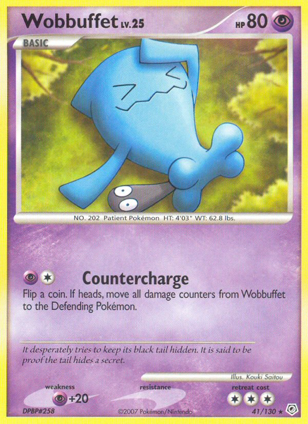 Wobbuffet (41/130) [Diamond & Pearl: Base Set] | Clutch Gaming