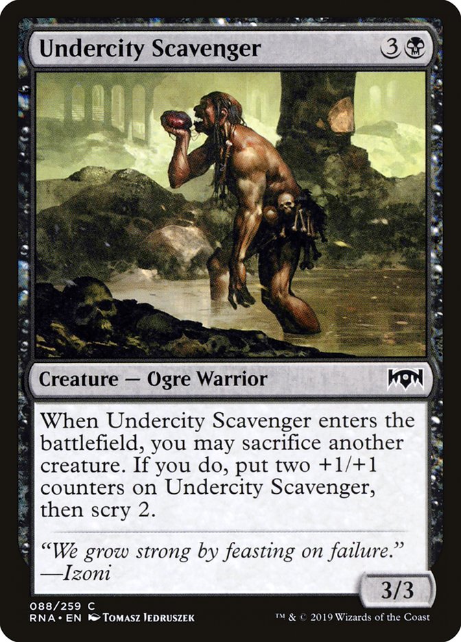 Undercity Scavenger [Ravnica Allegiance] | Clutch Gaming