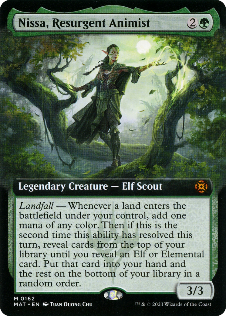 Nissa, Resurgent Animist (Extended Art) [March of the Machine: The Aftermath] | Clutch Gaming