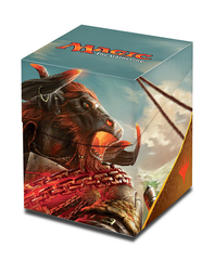 Ultra PRO: Deck Box - PRO 100+ (Rivals of Ixalan - Angrath, the Flame-Chained) | Clutch Gaming