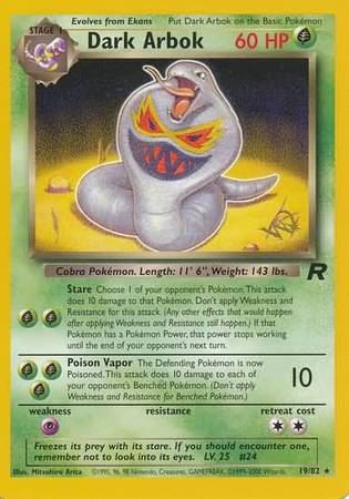 Dark Arbok (19/82) (W Stamped Promo) [Team Rocket Unlimited] | Clutch Gaming