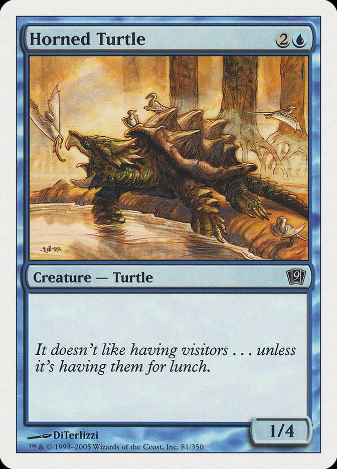 Horned Turtle [Ninth Edition] | Clutch Gaming