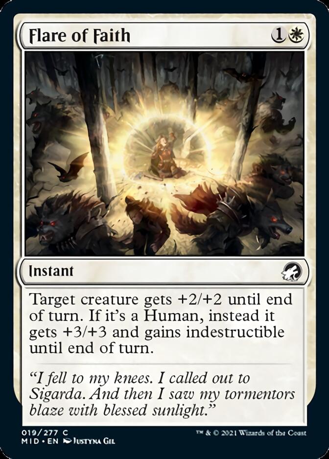 Flare of Faith [Innistrad: Midnight Hunt] | Clutch Gaming