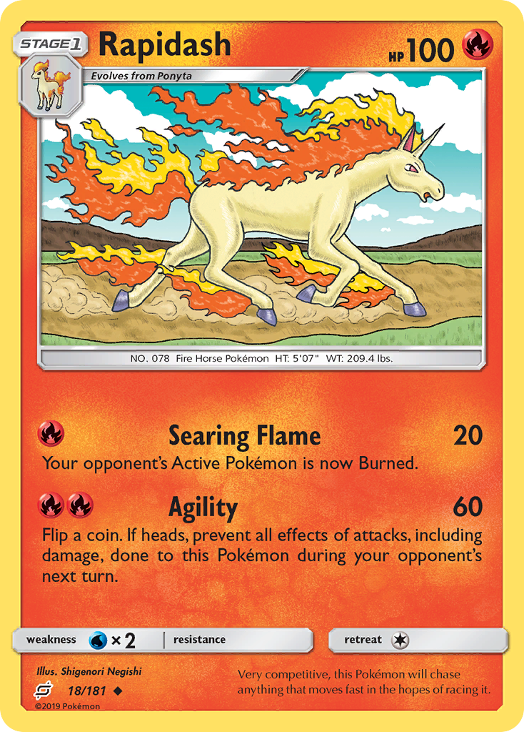 Rapidash (18/181) [Sun & Moon: Team Up] | Clutch Gaming