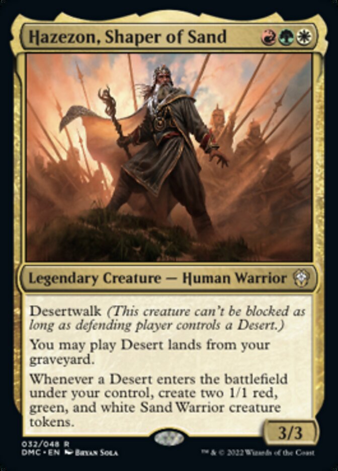 Hazezon, Shaper of Sand [Dominaria United Commander] | Clutch Gaming