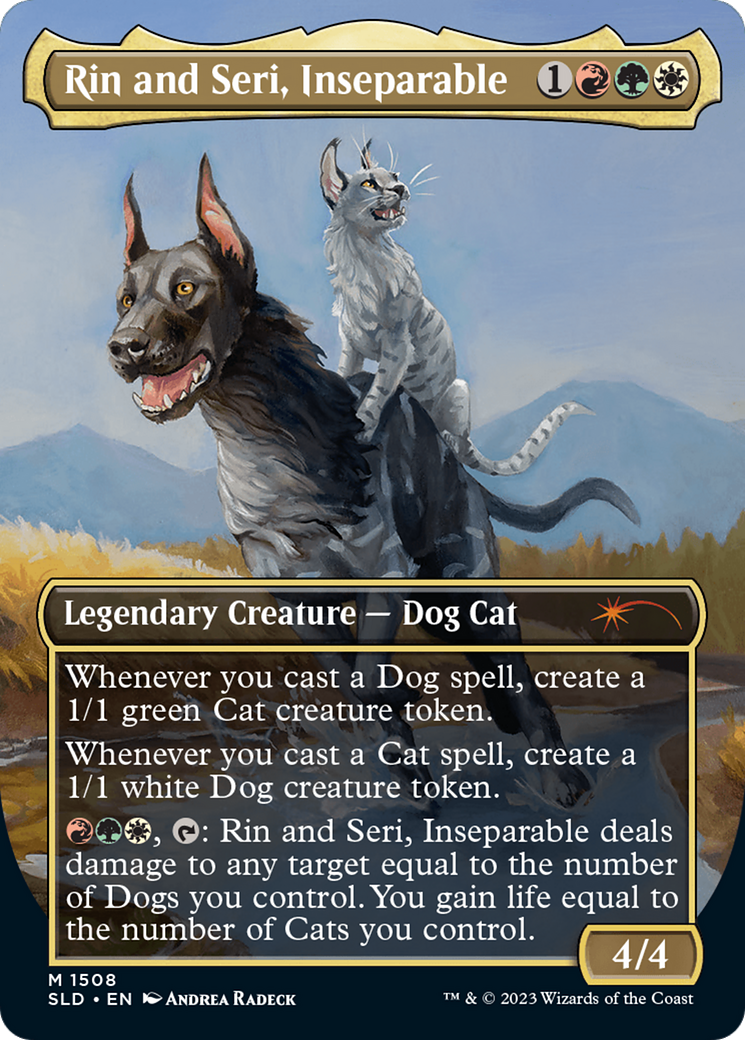 Rin and Seri, Inseparable (1508) // Rin and Seri, Inseparable [Secret Lair Commander Deck: Raining Cats and Dogs] | Clutch Gaming