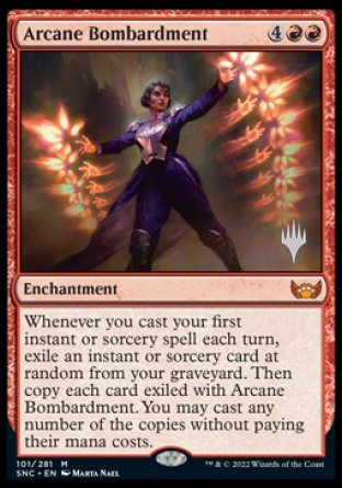 Arcane Bombardment (Promo Pack) [Streets of New Capenna Promos] | Clutch Gaming