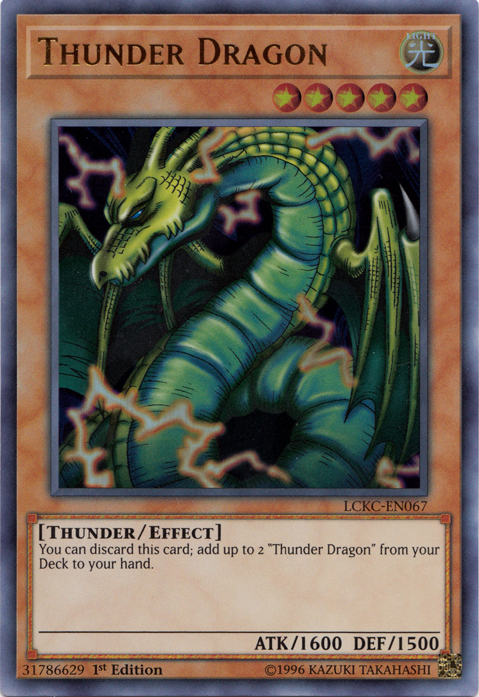 Thunder Dragon [LCKC-EN067] Ultra Rare | Clutch Gaming