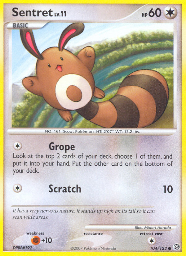 Sentret (104/132) [Diamond & Pearl: Secret Wonders] | Clutch Gaming