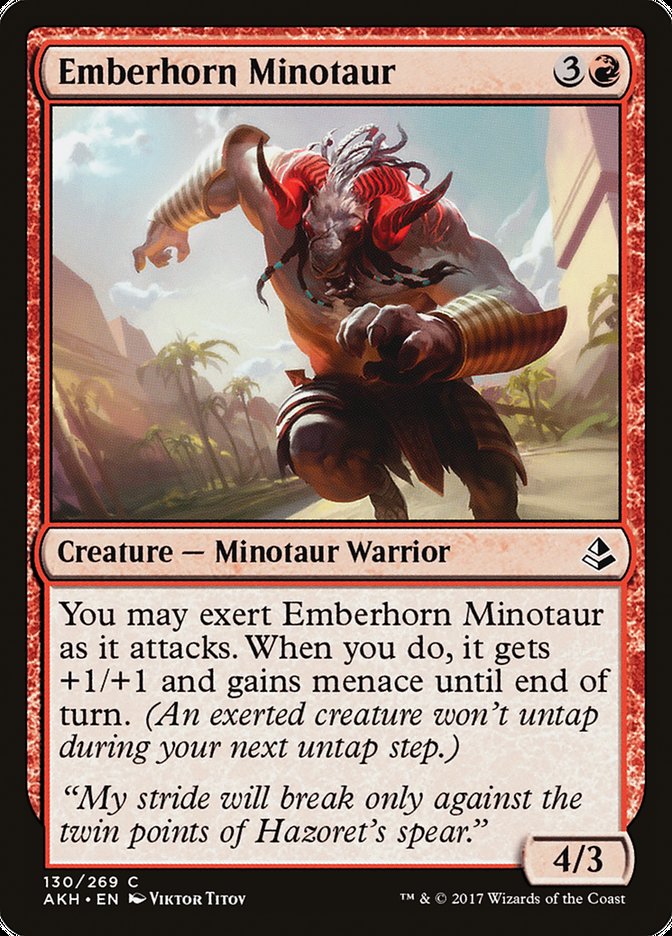 Emberhorn Minotaur [Amonkhet] | Clutch Gaming