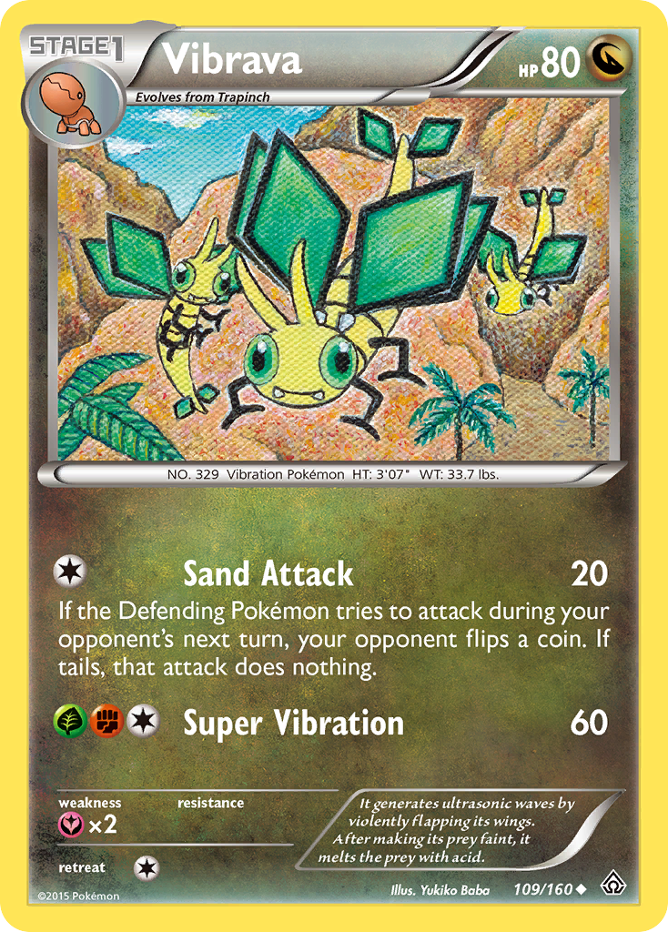 Vibrava (109/160) [XY: Primal Clash] | Clutch Gaming