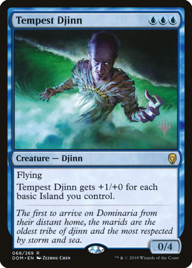 Tempest Djinn (Promo Pack) [Dominaria Promos] | Clutch Gaming