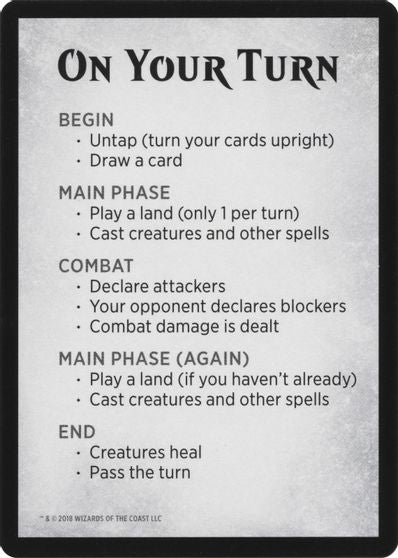 Rules Card [War of the Spark Tokens] | Clutch Gaming