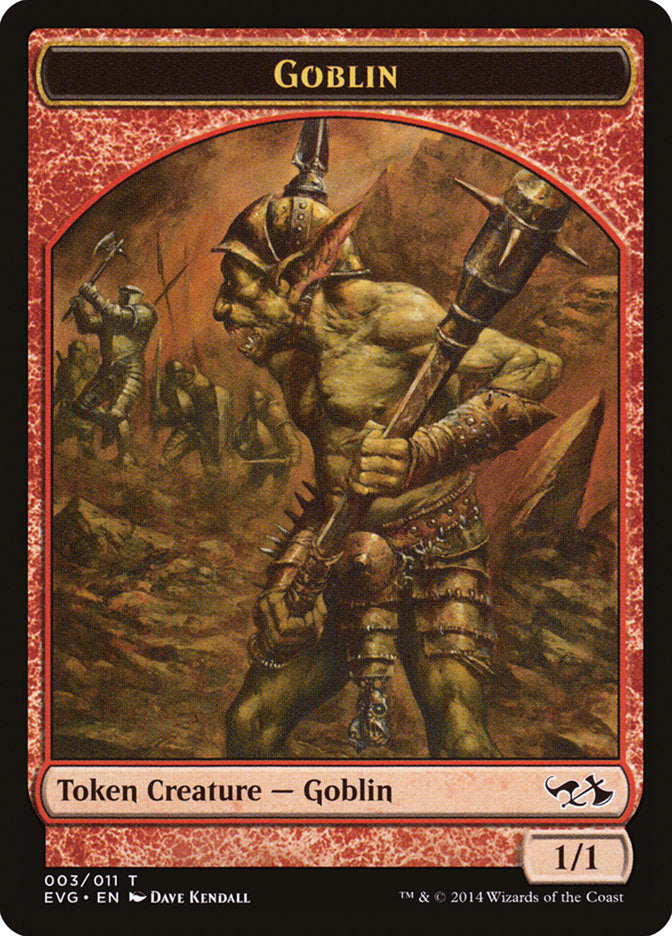 Goblin Token (Elves vs. Goblins) [Duel Decks Anthology Tokens] | Clutch Gaming