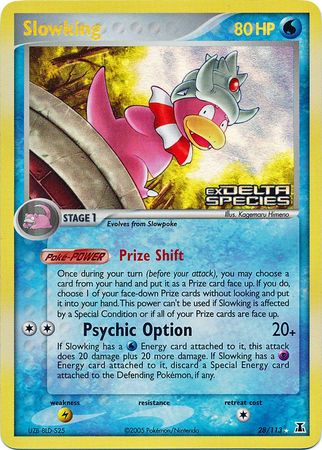 Slowking (28/113) (Stamped) [EX: Delta Species] | Clutch Gaming