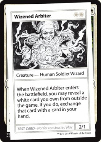 Wizened Arbiter (2021 Edition) [Mystery Booster Playtest Cards] | Clutch Gaming