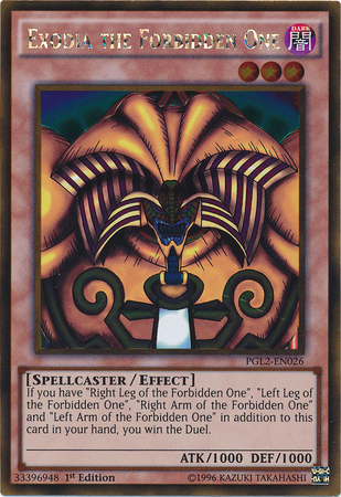 Exodia the Forbidden One [PGL2-EN026] Gold Rare | Clutch Gaming