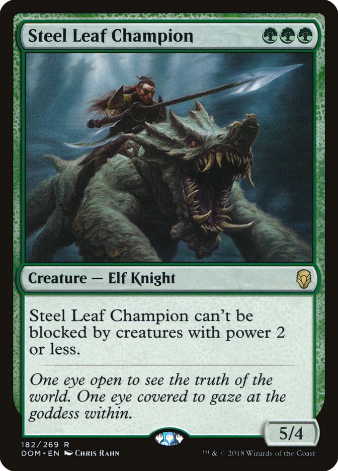 Steel Leaf Champion [Dominaria] | Clutch Gaming