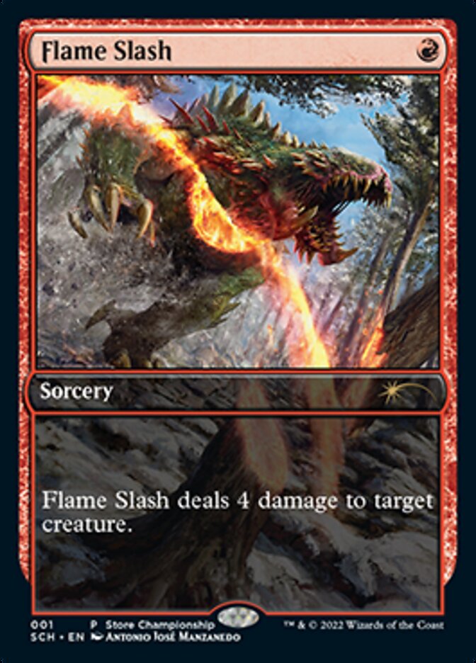 Flame Slash (Extended Art) [Store Championships 2022] | Clutch Gaming