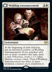 Wedding Announcement // Wedding Festivity [Innistrad: Crimson Vow] | Clutch Gaming