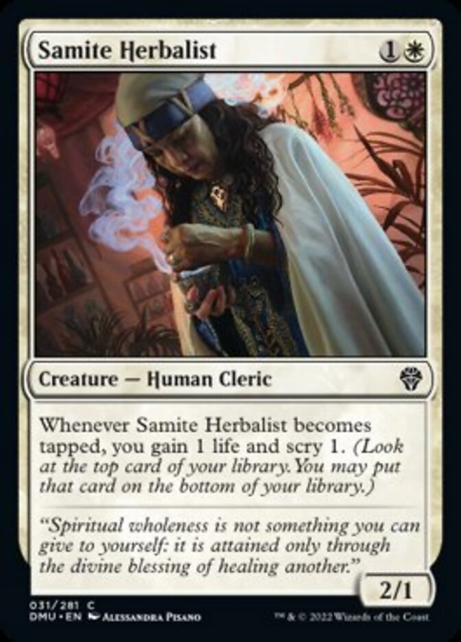 Samite Herbalist [Dominaria United] | Clutch Gaming