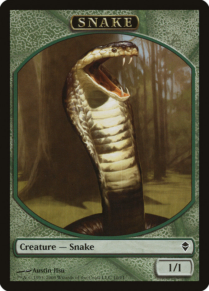 Snake Token [Zendikar Tokens] | Clutch Gaming