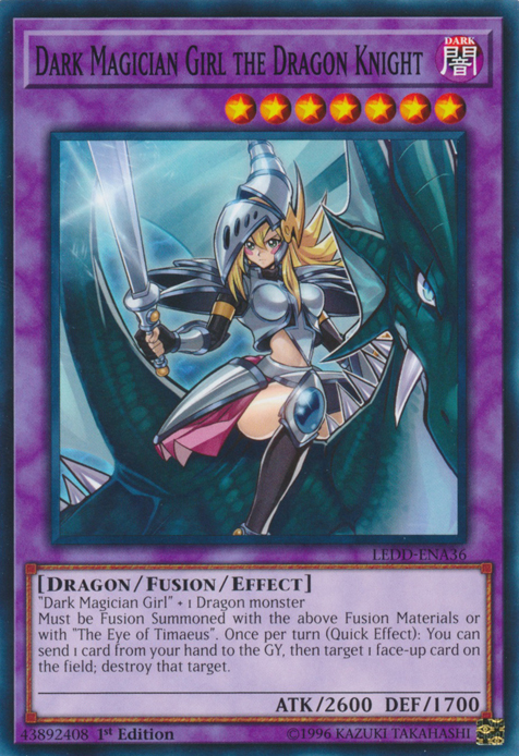 Dark Magician Girl the Dragon Knight [LEDD-ENA36] Common | Clutch Gaming