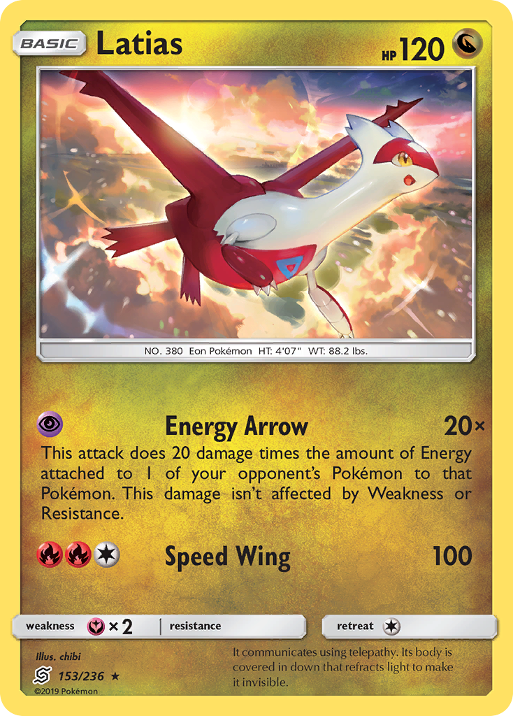 Latias (153/236) [Sun & Moon: Unified Minds] | Clutch Gaming