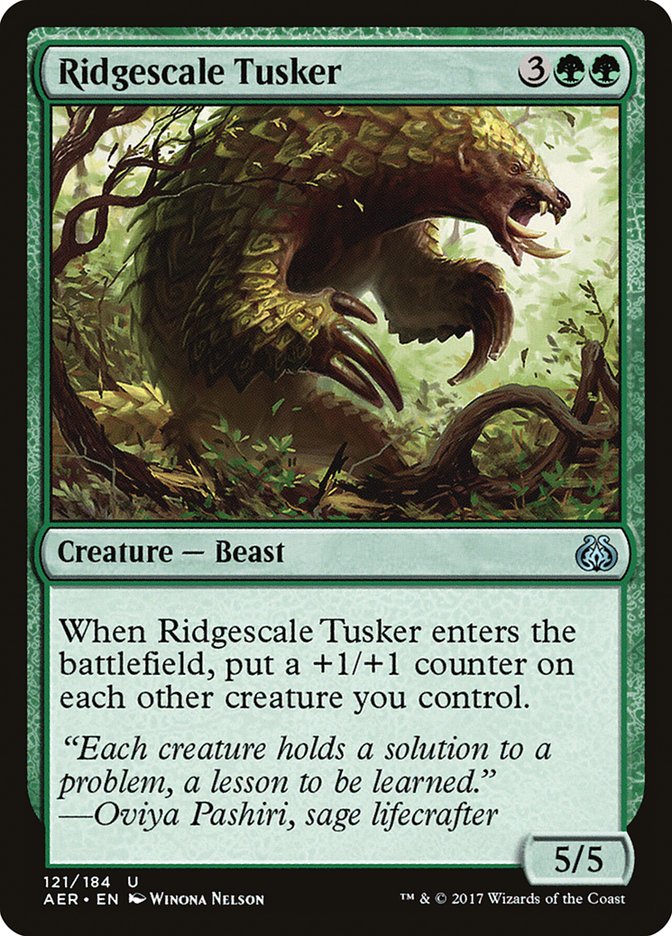 Ridgescale Tusker [Aether Revolt] | Clutch Gaming