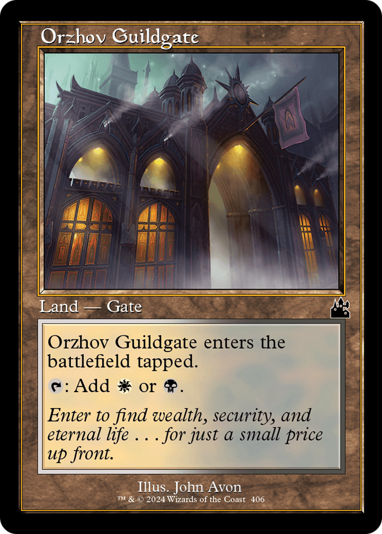 Orzhov Guildgate (Retro Frame) [Ravnica Remastered] | Clutch Gaming