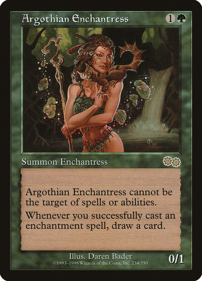 Argothian Enchantress [Urza's Saga] | Clutch Gaming