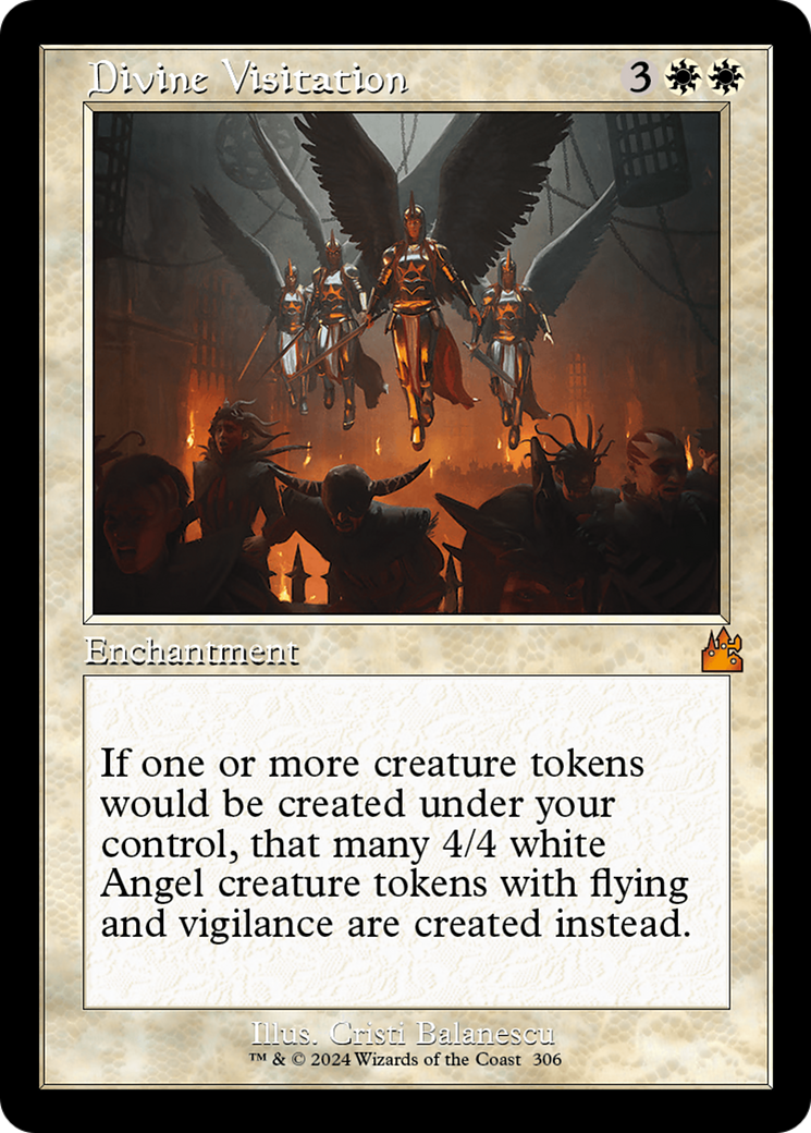 Divine Visitation (Retro Frame) [Ravnica Remastered] | Clutch Gaming