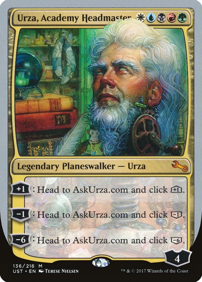 Urza, Academy Headmaster [Unstable] | Clutch Gaming