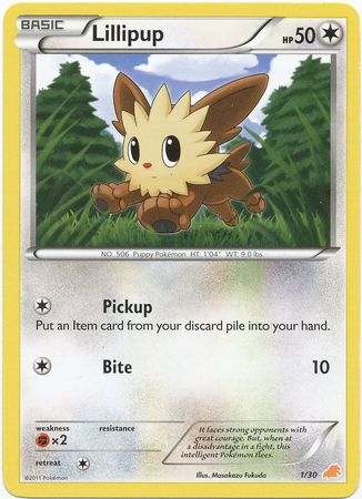 Lillipup (1/30) [Black & White: Trainer Kit - Excadrill] | Clutch Gaming