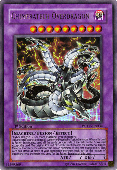 Chimeratech Overdragon [POTD-EN034] Ultra Rare | Clutch Gaming