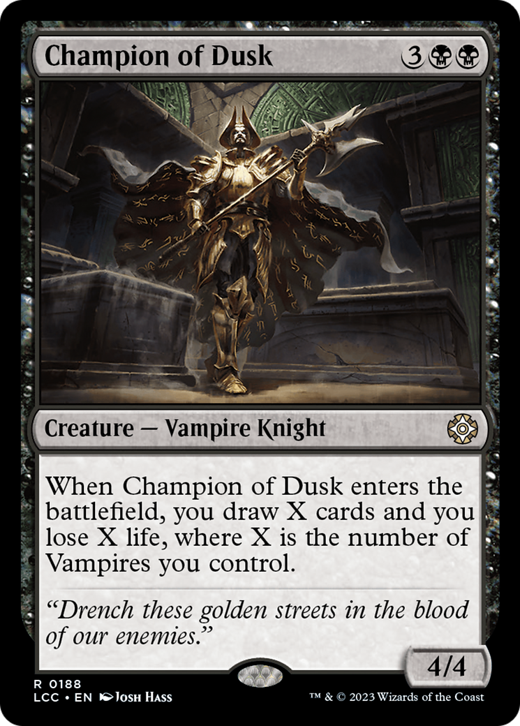 Champion of Dusk [The Lost Caverns of Ixalan Commander] | Clutch Gaming