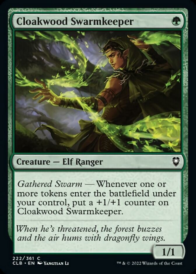 Cloakwood Swarmkeeper [Commander Legends: Battle for Baldur's Gate] | Clutch Gaming