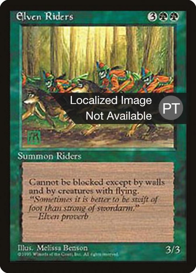 Elven Riders [Fourth Edition (Foreign Black Border)] | Clutch Gaming