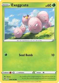 Exeggcute (004/185) [Sword & Shield: Vivid Voltage] | Clutch Gaming