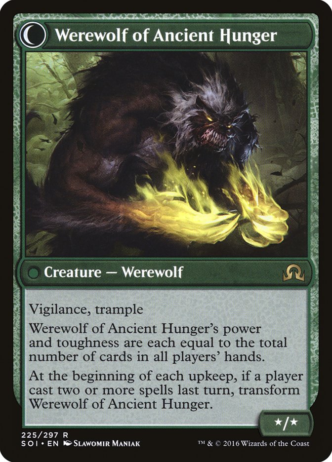 Sage of Ancient Lore // Werewolf of Ancient Hunger [Shadows over Innistrad] | Clutch Gaming