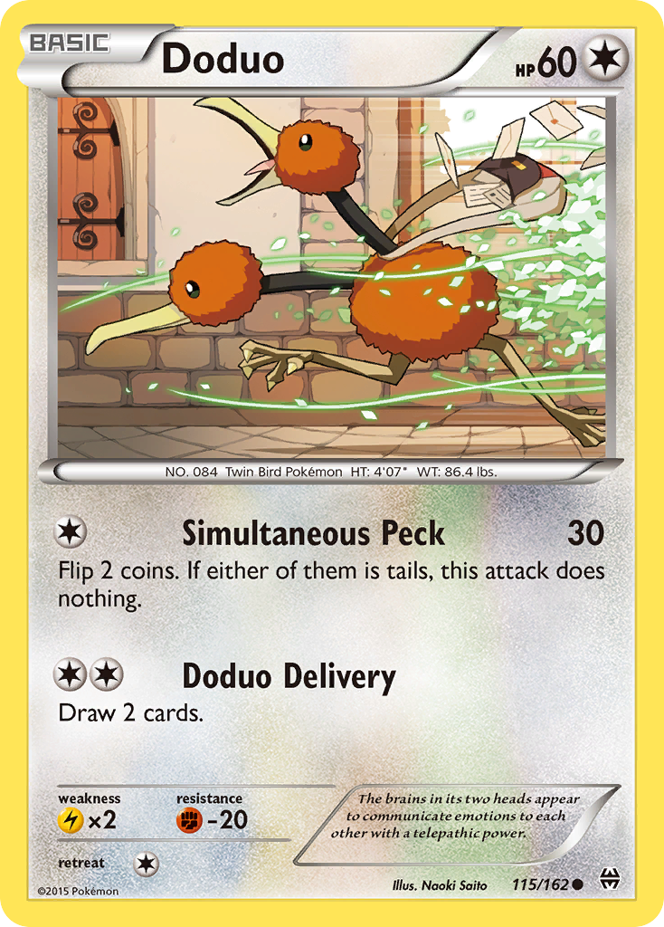 Doduo (115/162) [XY: BREAKthrough] | Clutch Gaming