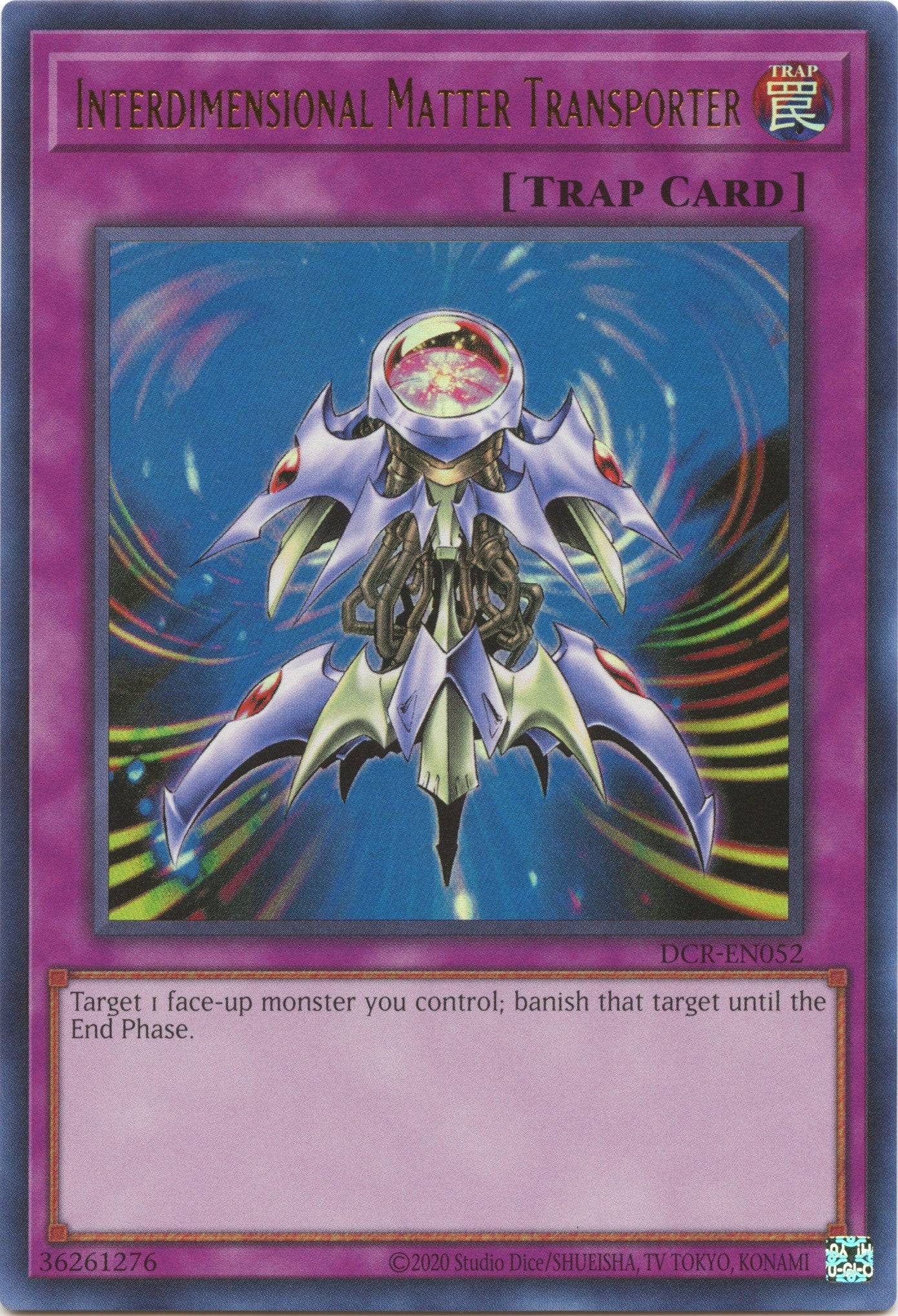 Interdimensional Matter Transporter (25th Anniversary) [DCR-EN052] Ultra Rare | Clutch Gaming