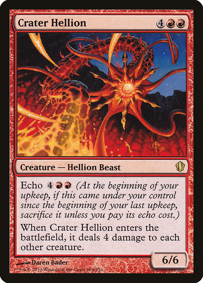 Crater Hellion [Commander 2013] | Clutch Gaming