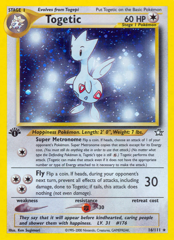 Togetic (16/111) [Neo Genesis 1st Edition] | Clutch Gaming