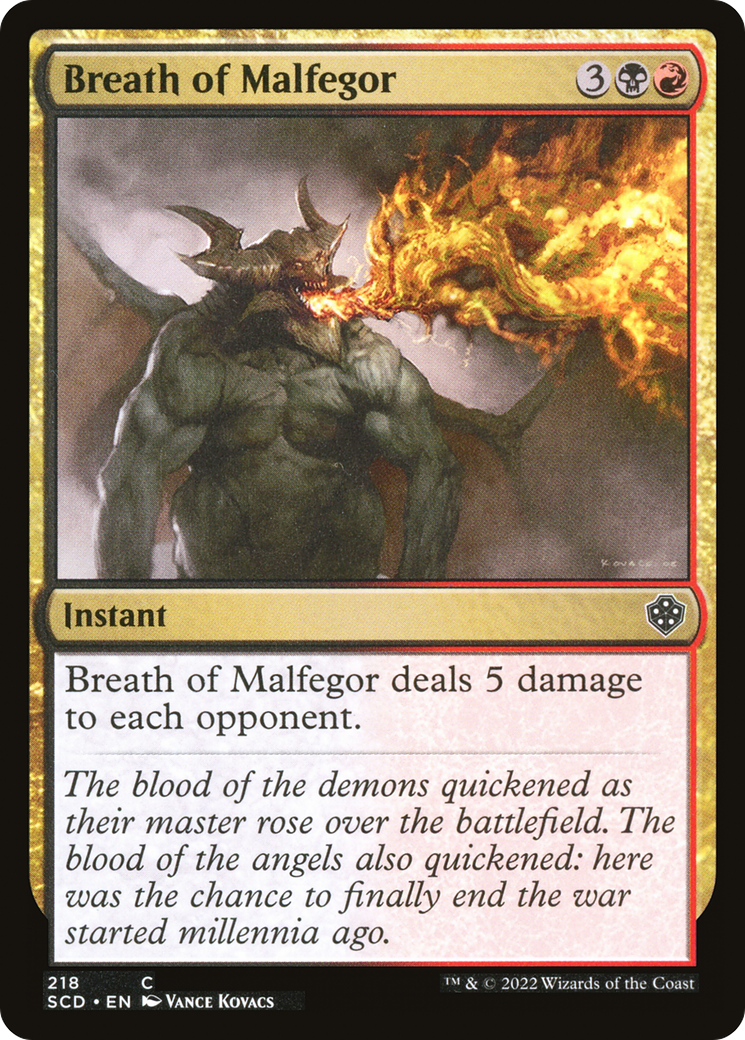 Breath of Malfegor [Starter Commander Decks] | Clutch Gaming