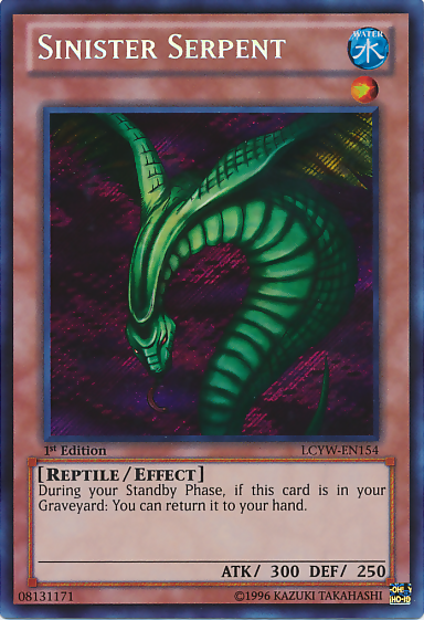 Sinister Serpent [LCYW-EN154] Secret Rare | Clutch Gaming