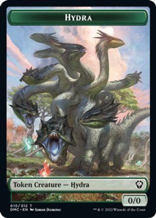 Snake // Hydra Double-Sided Token [Dominaria United Commander Tokens] | Clutch Gaming