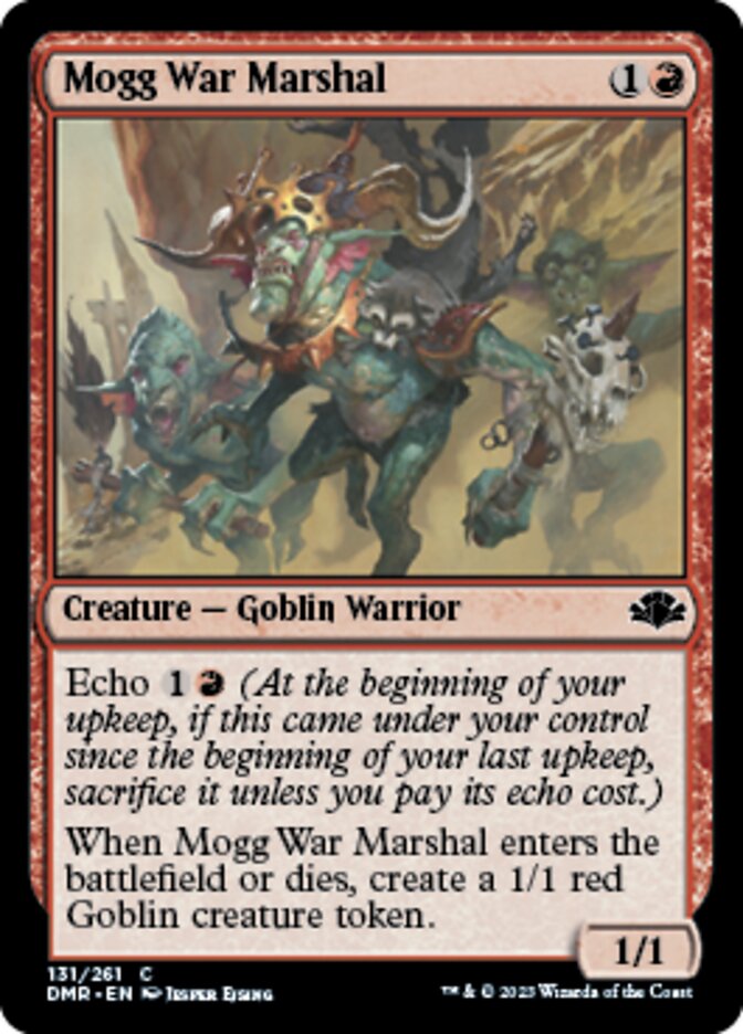 Mogg War Marshal [Dominaria Remastered] | Clutch Gaming